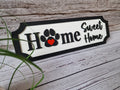 Home Sweet Home Wooden Sign, Dog Lover Décor
