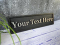 Personalised Wooden Sign: Custom Door Plaque
