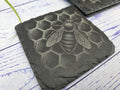 Honey Bee Slate Coasters Set
