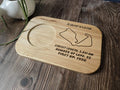 F1 Circuit Tea And Biscuits Wooden Board