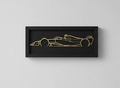3D Wooden F1 Car Wall Art