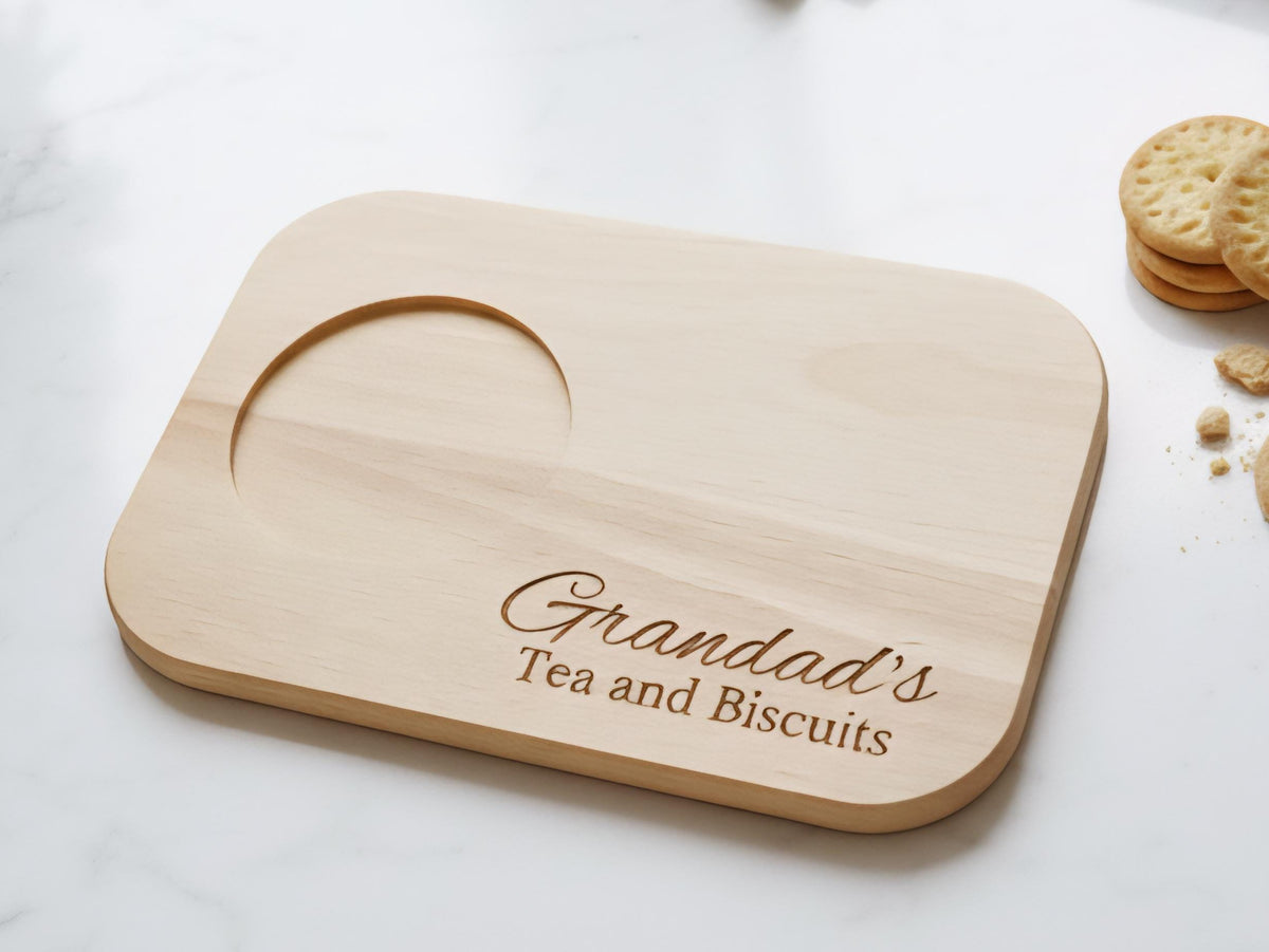 Personalized Tea And Biscuits Tray
