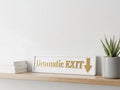Dramatic EXIT 3D Wooden Sign
