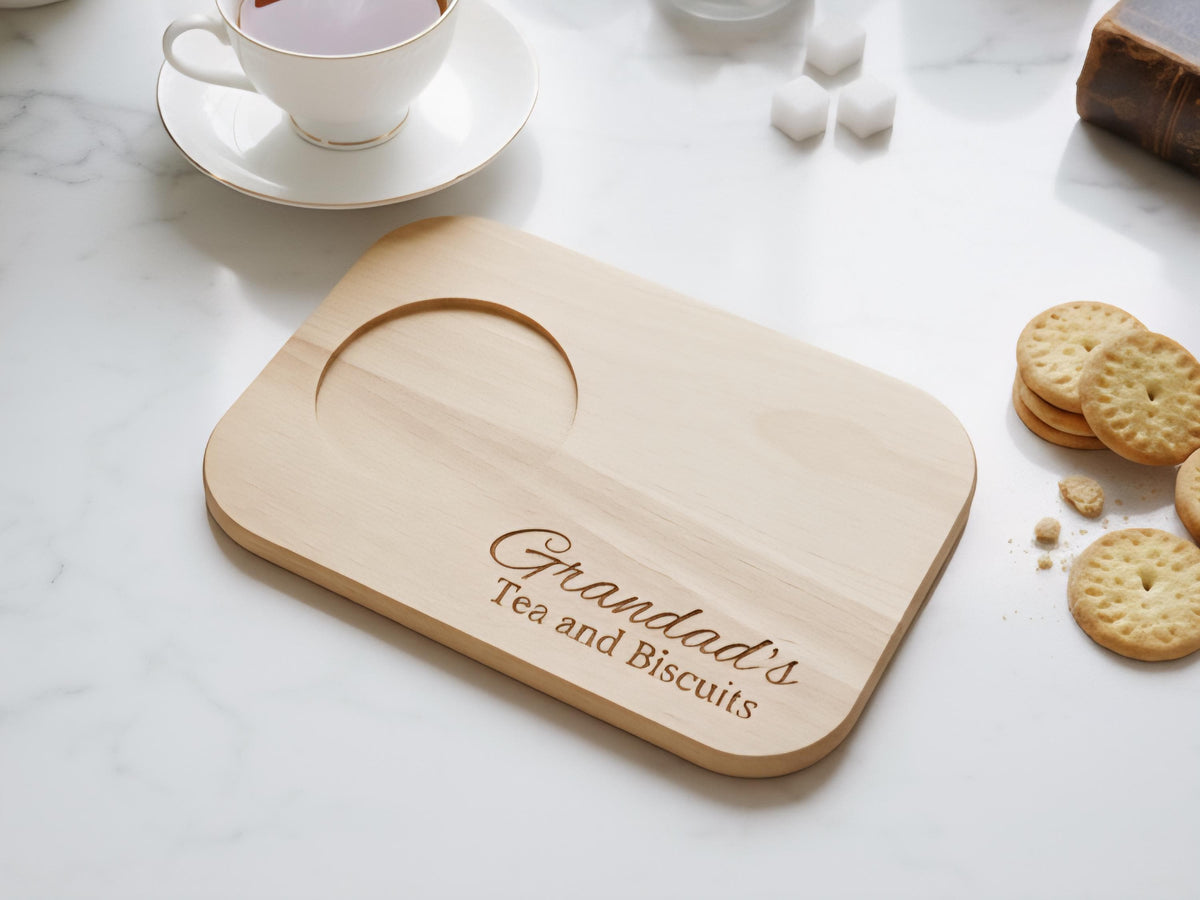 Personalized Tea And Biscuits Tray