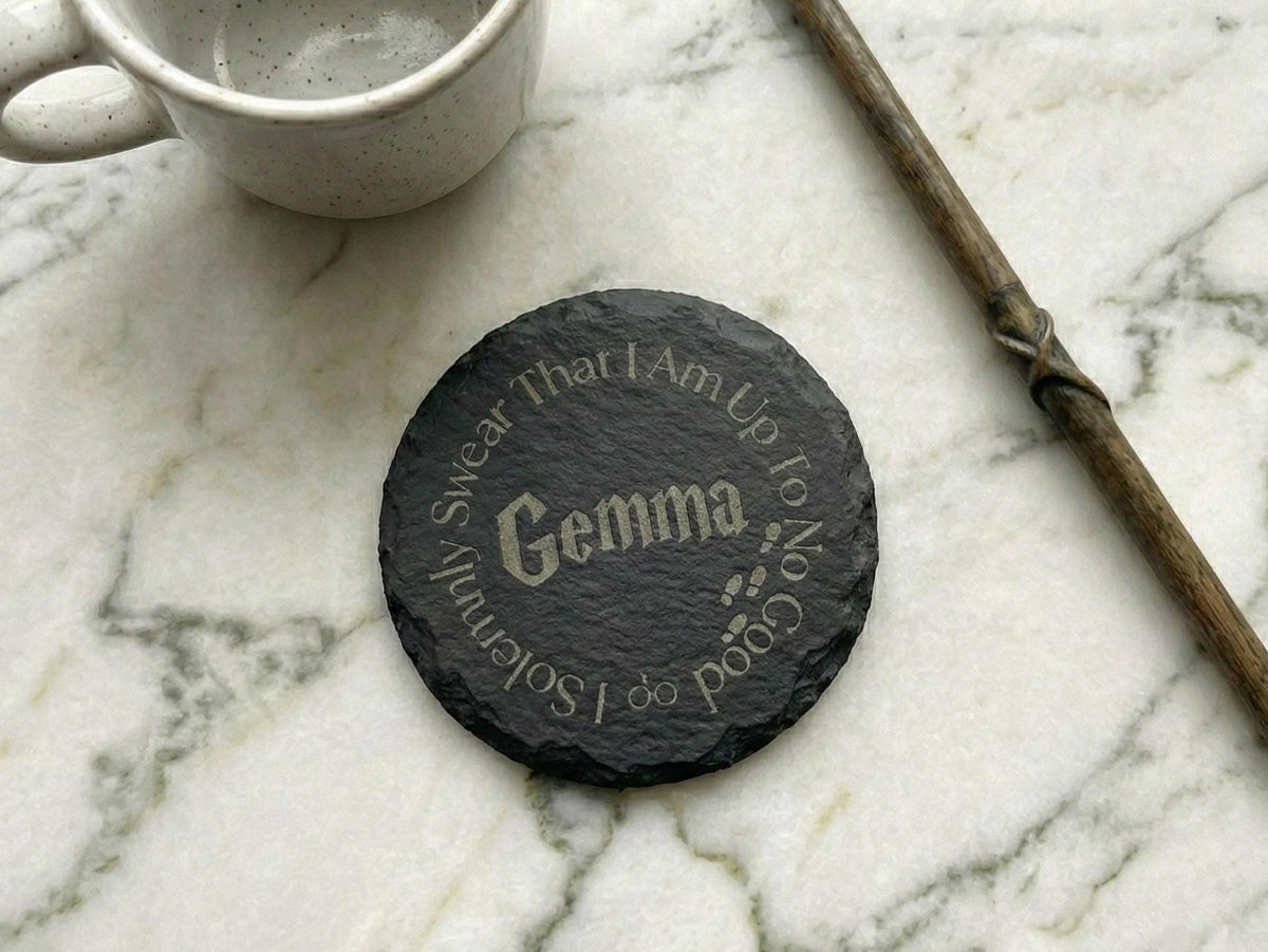 Personalized Harry Potter Style Coasters