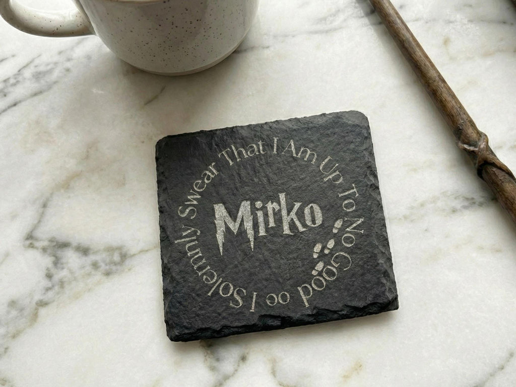 Personalized Harry Potter Style Coasters
