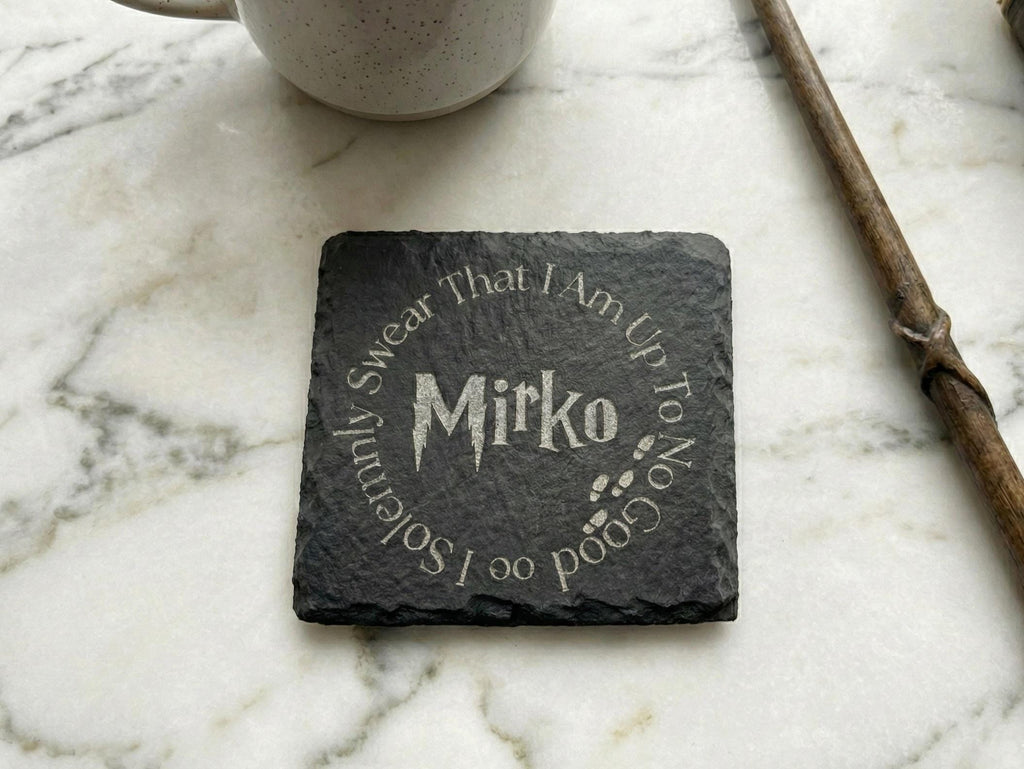 Personalized Harry Potter Style Coasters