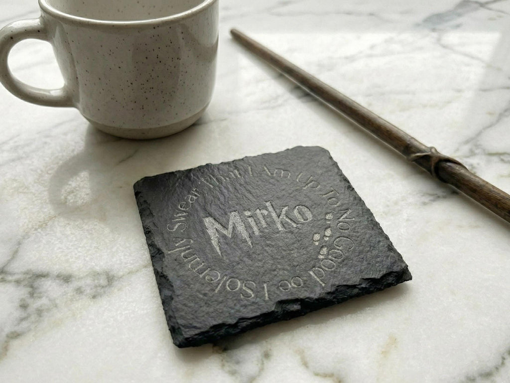 Personalized Harry Potter Style Coasters