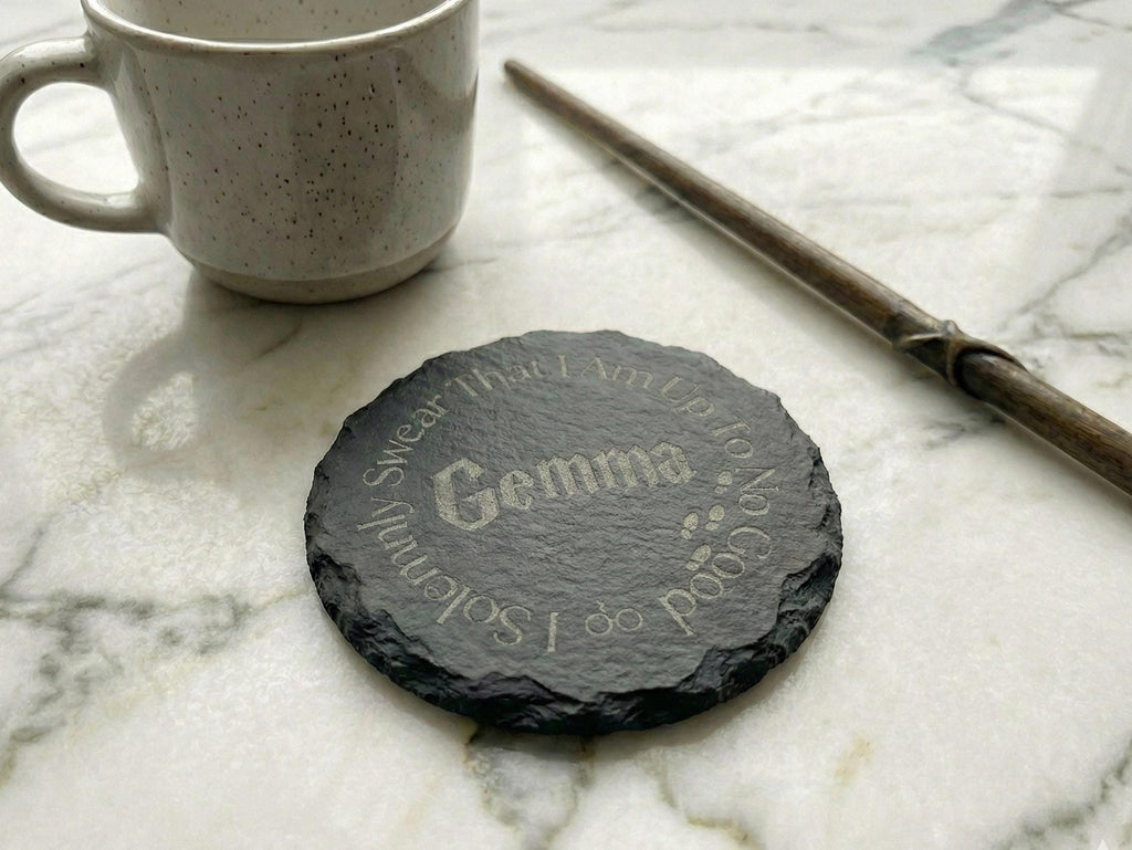 Personalized Harry Potter Style Coasters
